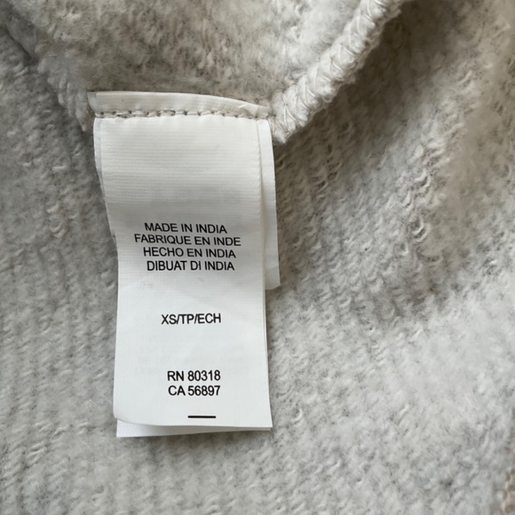 Lucky Brand Sweatshirt Pullover Cotton Grey Hoodie Size XS NWT - Picture 7 of 13